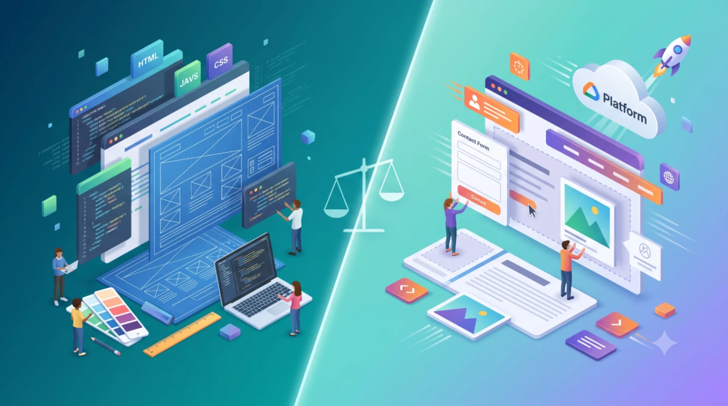 Doanh nghiệp nhỏ nên thuê thiết kế website riêng hay dùng nền tảng có sẵn?