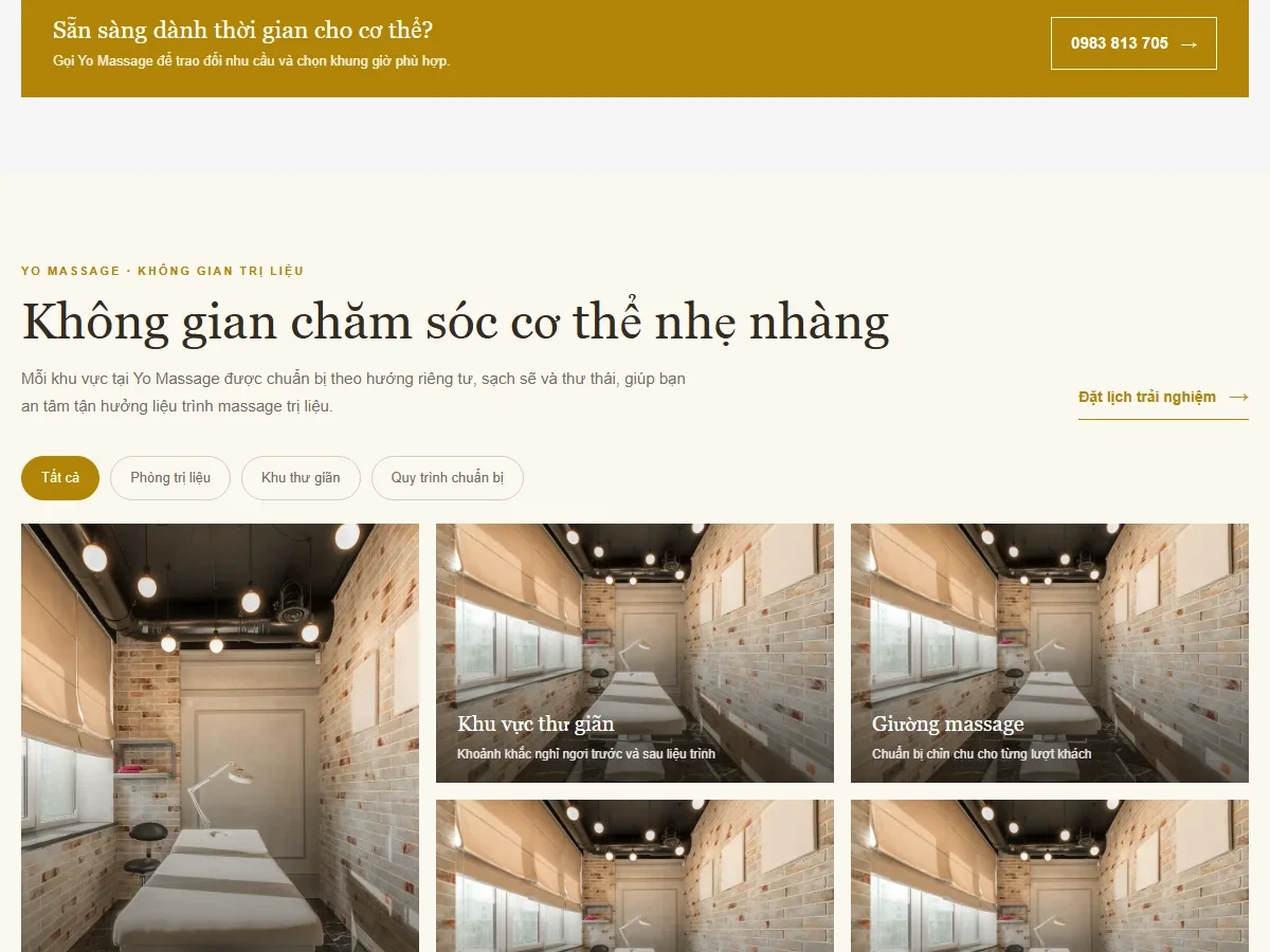 Khu vực nội dung tư vấn và thông tin chăm sóc sức khỏe