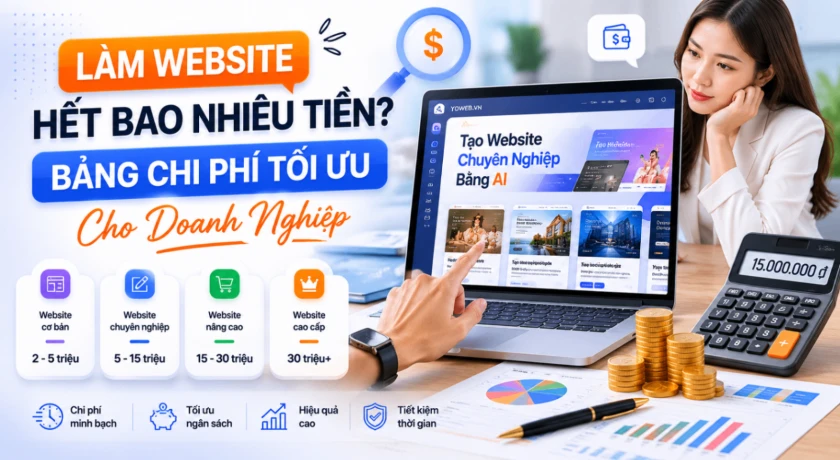 Làm Website Hết Bao Nhiêu Tiền? Bảng Chi Phí Tối Ưu Cho Doanh Nghiệp